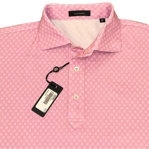 Turtleson Clutch Turtle Performance Golf Polo Pink Orchid NWT Mens M